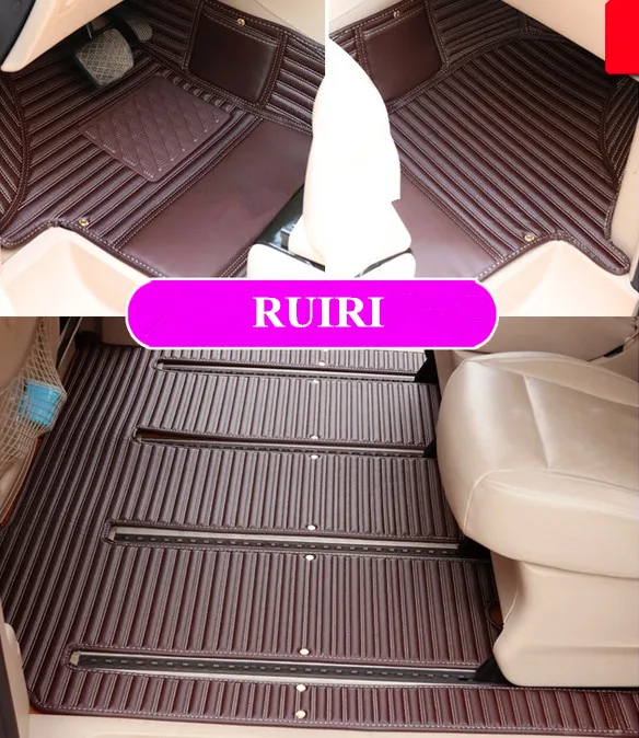 

Top quality! Custom full set car floor mats + trunk mat for Mercedes Benz V 220d 7 8 seats 2019-2014 waterproof carpets for V220