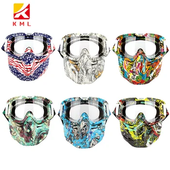 

Motocross Motorcycle Face Mask Goggles ATV Off Road Riding Motocross Dirt Bike DustProof Racing Glasses Anti Wind Eyewear