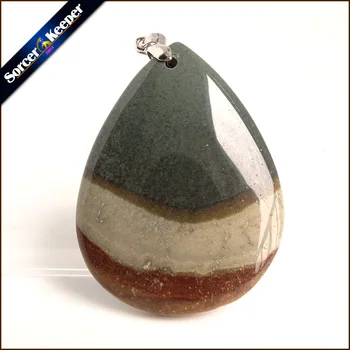 

Fashion Natural Picasso Jaspers Pendant Beads Diy Semiprecious Stone Jewelry Necklace Jewelry Making Gem Accessory ZS751