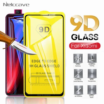 

500Pcs Full Coverage 9D Tempered Glass For Xiaomi Redmi 10X 9 4A S2 Go K30 K30i Pro K20 Screen Protector Cover Protective Film