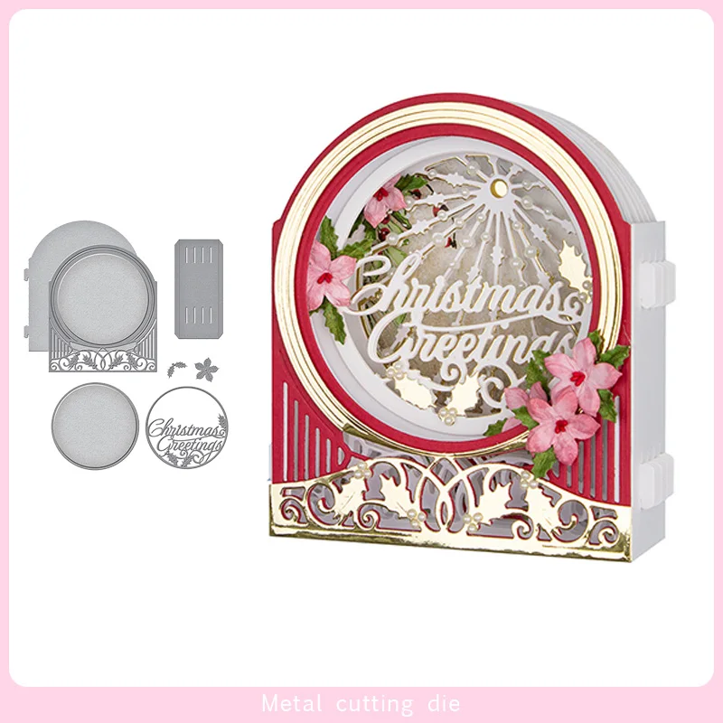

Christmas Landscape frame Metal Cutting Die for DIY Scrapbooking Photo Album Decorative Embossing Paper Card Crafts Die Cut 2019