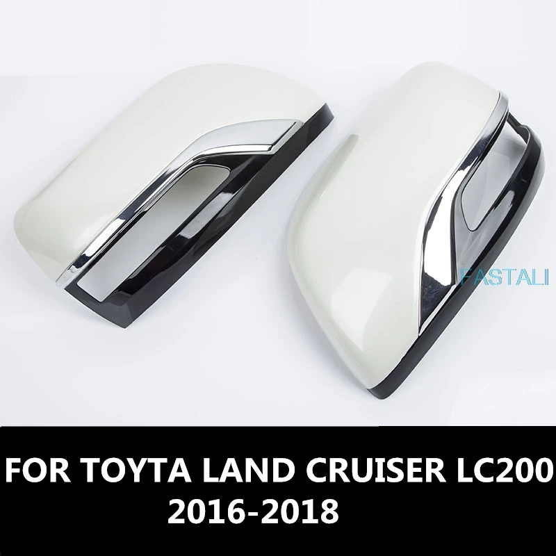 Для TOYTA LAND CRUISER LC200- Автомобильное зеркало заднего вида, покрытие, оболочка зеркала заднего вида, защита края, крышка, авто аксессуары