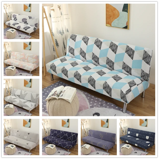 $US $13.94  Universal Plaid Sofa Bed Cover Without Armrest Stretch Couch Cover Funiture Protector Folding Sofa 