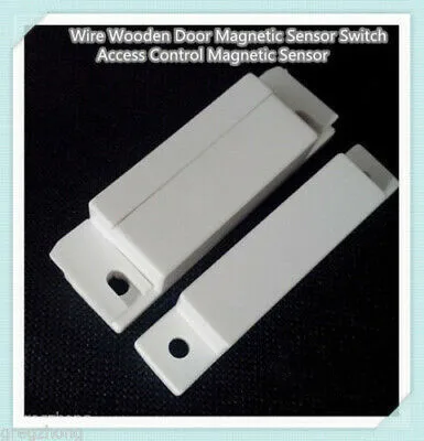 

10Pcs/Lot Wired NO Wooden Door Contacts Magnetic Switch Access Control w/screws