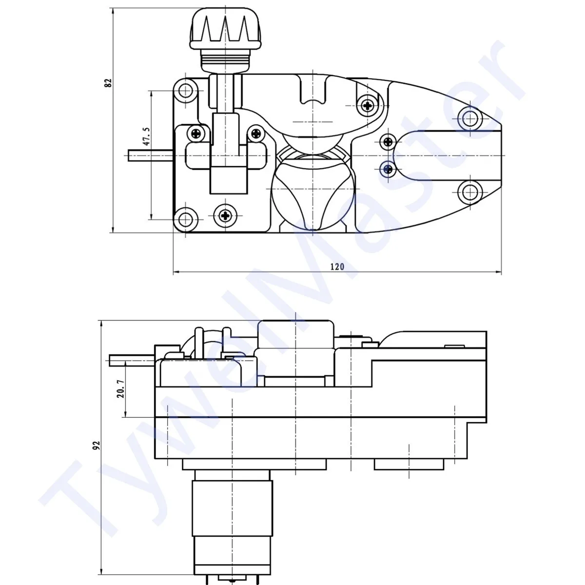 Wire Feeder DC 12V Mini Welding Wire Feeding Assembly ZK-V-II LRS-385S for MIG MAG Welder Welding Machine 6