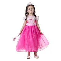 Девушки платье принцессы для Золушки 3D-butterfly Fille детская одежда костюм для девочек Одежда для девочек нарядное Косплэй костюм платья для детей