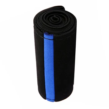 

Replacement Steering Wheel Cover Universal Black+Blue Protector Anti-Slip