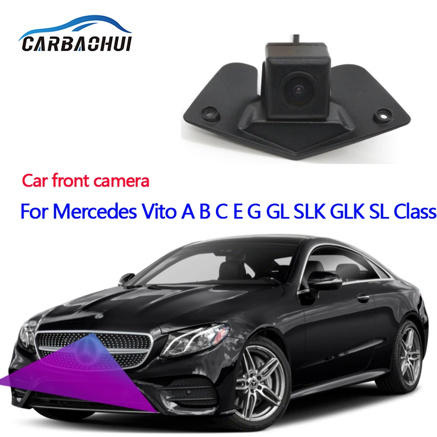 

CCD HD Night Vision Front View Camera For Benz Forward Logo Camera As For Benz Mercedes Vito Viano A B C E G GL SLK GLK SL Class
