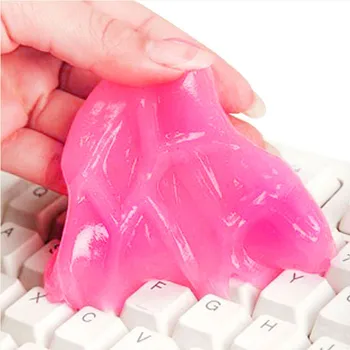 

#20/ Clean Slimy High-Tech Magic Sticky Jelly Compound Super Clean Slimy Gel Computer PC Laptop Keyboard Dust Wiper Cleaner