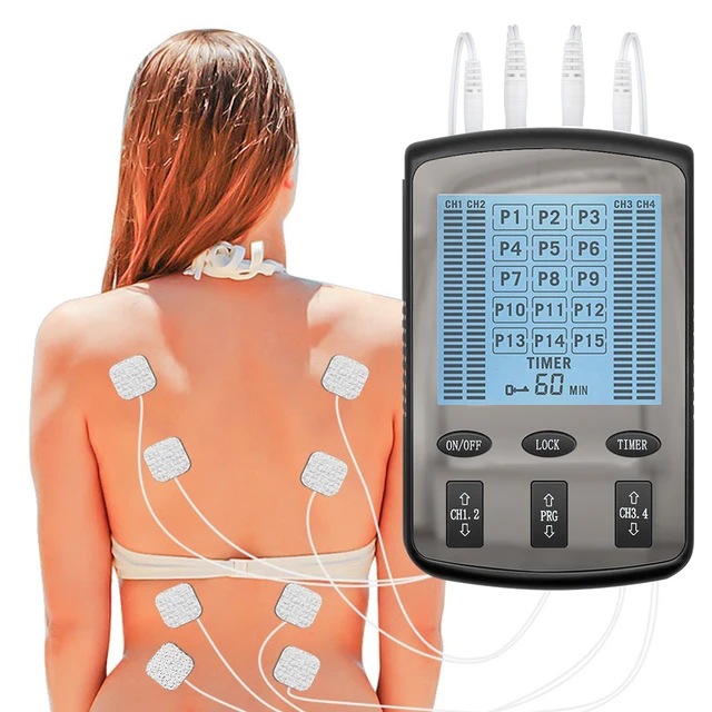 TENS Machine Muscle Stimulator, Electric Stimulation Massage EMS,For Pain  Relief Muscle Stimulation Electronic Pulse Massager - AliExpress