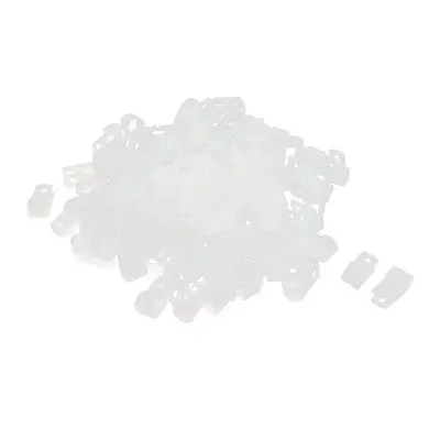 

200 Pcs Replacement White Plastic R Clip Clamp for 8.35mm Wire Hose Tube