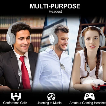 

X5 Big Headphones with Light Mic Stereo Earphones 7.1 Gaming Headsets Deep Bass for Pc Computer Gamer Tablet Ps4 X-Box