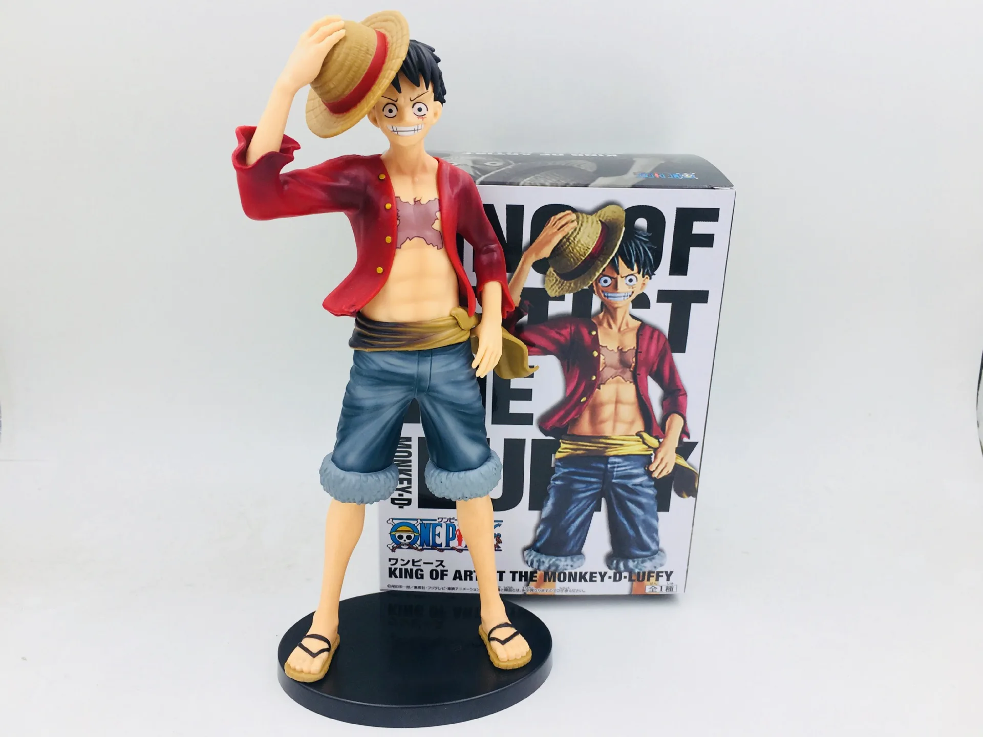 

Anime Model One Piece/One Piece Straw Hat Pirates Group Captain Hooded Luffy Boxed Garage Kit