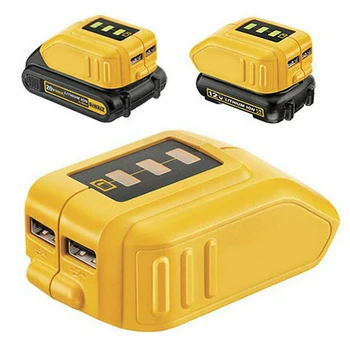 

Phone USB Charger Adapter Converter for DEWALT 12/18/20V Li-ion DCB090