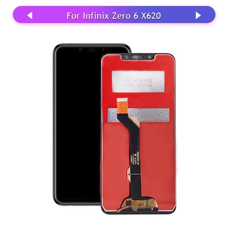 ЖК-дисплей с сенсорным экраном для Infinix X620 дигитайзер Zero 6 полная сборка Замена