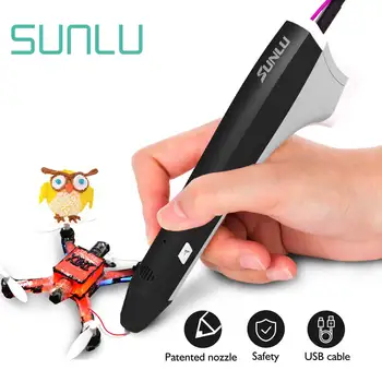 

Children 3D Printing Pen Prince M1 Support PLA And Low Temperature PCL Filament As Best Gift For Kids & Adults 5 Colors