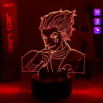 

Creative 3d Night Lamp Hunter X Hunter Anime Night Light Bedroom Decor Nightlight Christmas Gift for Kids Adult