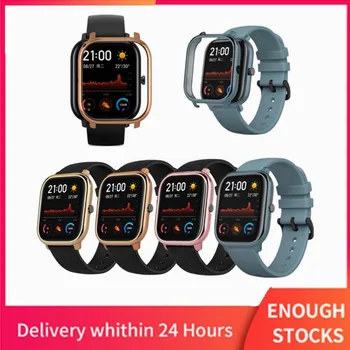 

4 Colors GTS Protective Cover Case For AMazfit GTS Smart Watch Case Hard Screen Protector Colorful Frame Metal Cover Shell