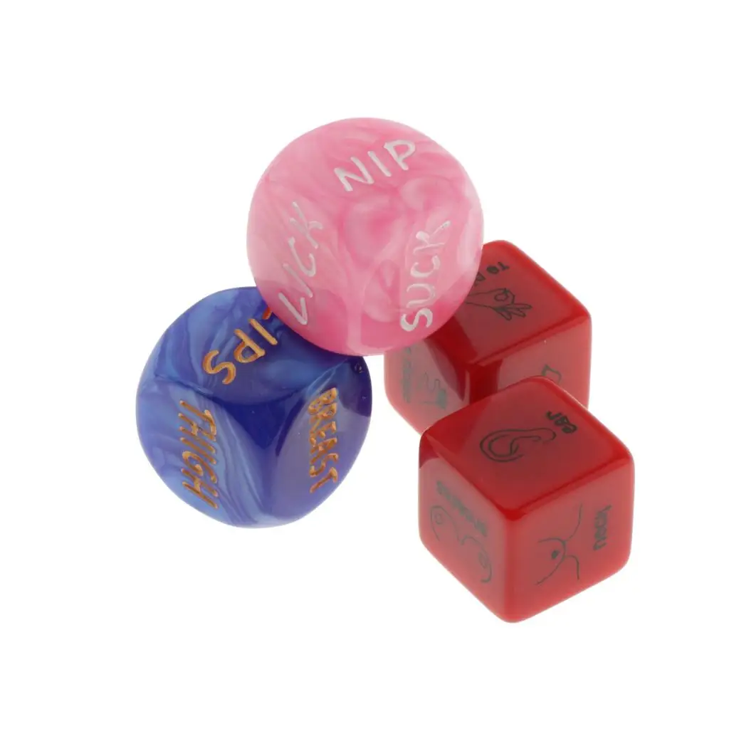 4Pack Adults Positions Sexual Stance Dice Erotic Games For Couples Playing