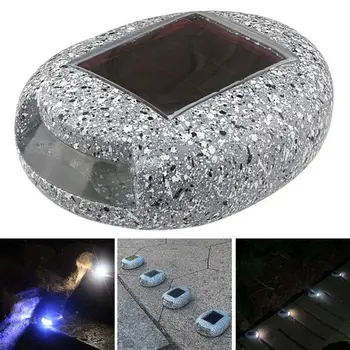

Outdoor Waterproof Solar Powered LED Stone Light Garden Yard Ground Path Lamp