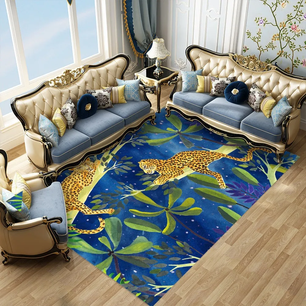 

Tropical Plants Leopard Dinosaur Bathroom Non-Slip Carpet Kitchen Mat Welcome Floor Mat Rug Outdoor Indoor Entrance Floor Mats