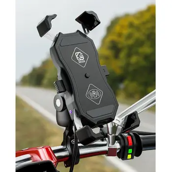 

Elevated Version Waterproof 12V Motorcycle QC3.0 USB 15W Qi Wireless Charger Mount Holder Stand for Cellphone Mobile GPS