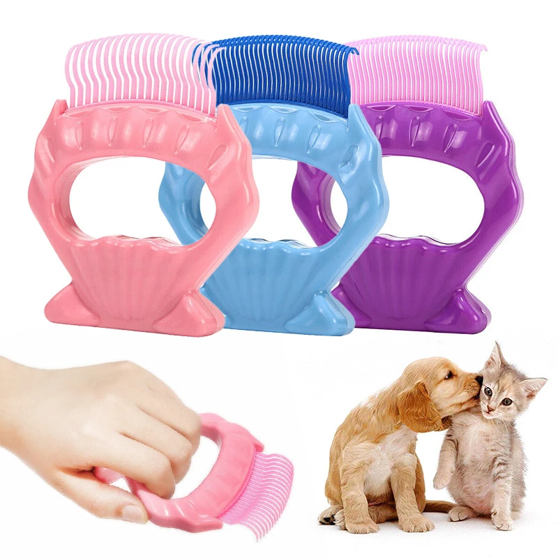 Hot Sale Pet Shell Comb Cats Dog Hair Brush Grooming ABS Cleansing Tools Hair Trimmer US