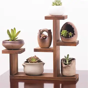 

For Decorativa Madera Estante Para Flores Estanteria Escalera Rack Outdoor Flower Stand Stojak Na Kwiaty Dekoration Plant Shelf