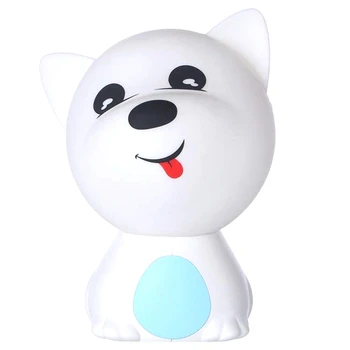 

Puppy Dog Night Light for Kids, Baby Childrens Nursery Lamp with Multicolor Press Cool Decorative Bedroom Accessory