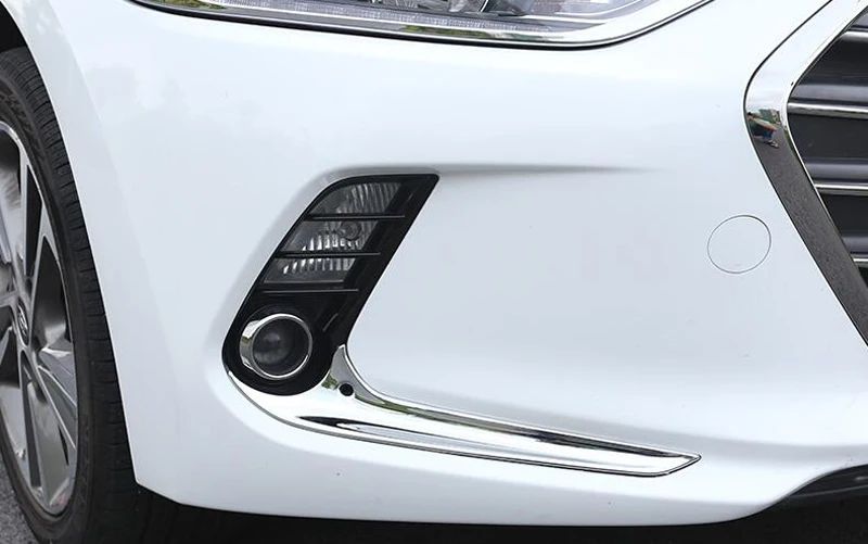 ABS Хромированная передняя противотуманная фара для Hyundai Elantra Avante 2016 2017|abs chrome|for