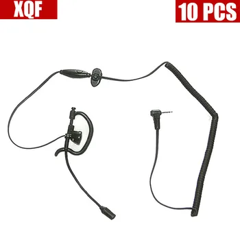 

XQF 10PCS G Shape Earpiece Headset for Motorola Radio TKLR T3, TKLR T4, TLKR T5,