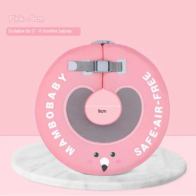 M9cm pink Mambo не-надувной шейный поплавок aby плавающий ming шейный круг бесплатно надувной младенец плавающий детский плавательный бассейн аксессуары круг - Цвет: M9cm pink