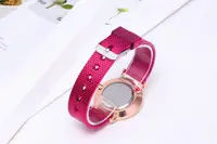 Luksusowe zegarki dla kobiet moda zegarek kwarcowy pasek silikonowy Dial kobiety Wathes Casual Ladies Watch relogio feminino 5