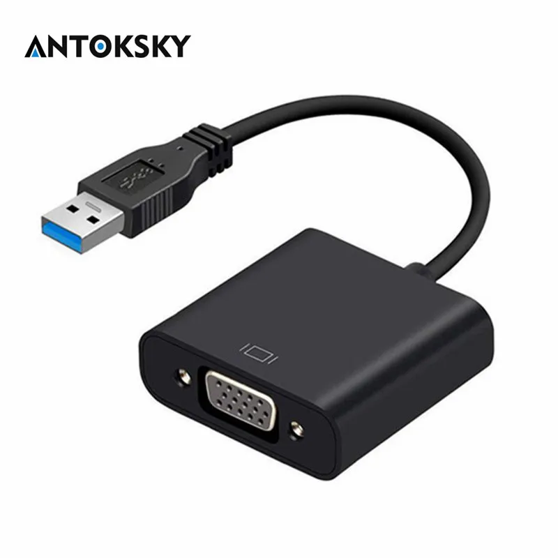 Адаптер для внешней видеокарты USB 3 0 на VGA Win 7/8/10 | Электроника
