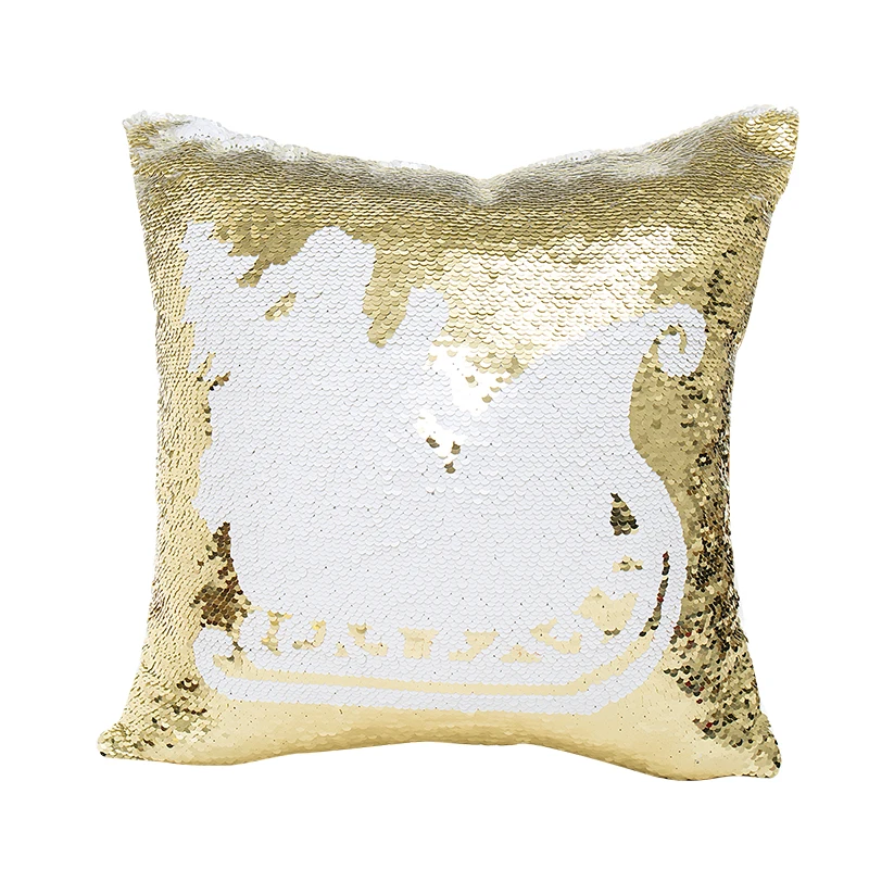 Блестящий Золотой Рождественский чехол для подушки, не внутренний coussin decoratif, креативные Декоративные Чехлы для подушек Для dec X31