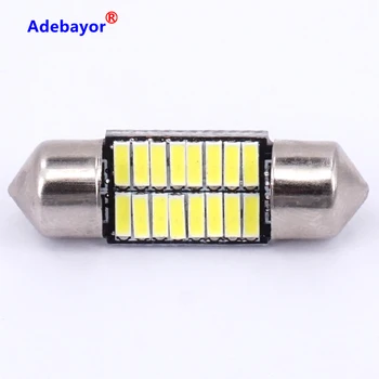 

1000pcs Wholesale C5W Led 4014 16 SMD 16 Leds Interior Lights 31mm Festoon Dome Lamps Reading Light Mix Size