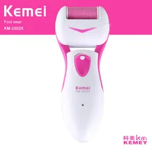 Kemei электрическая пилка для ног, профессиональный удалитель мозолей, уход за ногами, портативное устройство для педикюра, для пяток, удаления омертвевшей кожи, 43D