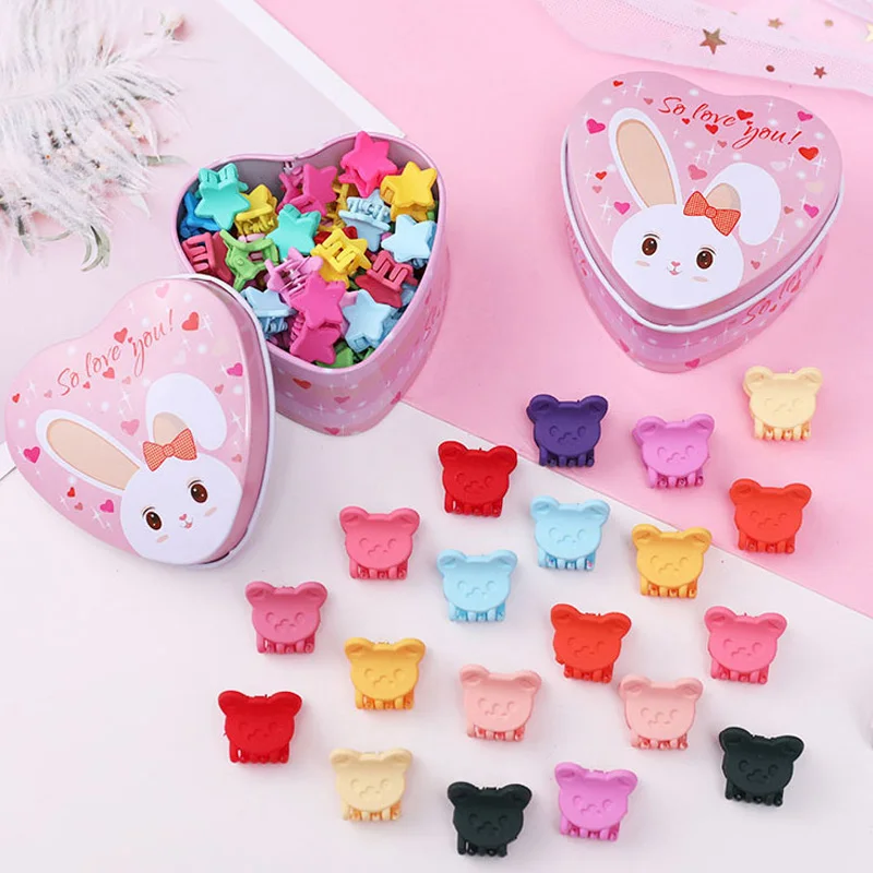 Hot 15pcs/Set Girls Colorful Cartoon Small Hair Claws Lovely Children Gifts Hair Clips Headband Kids Fashion Hair Accessories