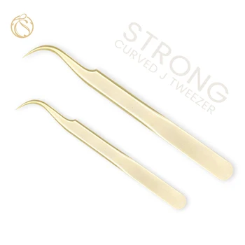 

1pcs Eyelash Extension Tweezers Eyelash Tweezers Gold Tweezers Eyelashes Tweezers Set Nail Art Tweezers Eyelashes Makeup Tool
