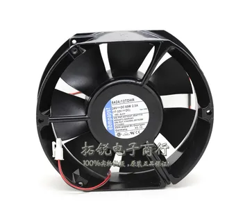 

West German Ebmpapst 6424/12tdhr 17cm 24V 2.5A Max Airflow Rate All-Metal Industrial Fan