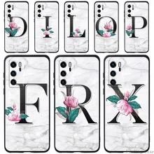 

Cases for Huawei P20/P20 Pro/P30/P30 Pro/P30 LITE/ P40/P40 Pro Initials Name Soft Silicone Protective Cover CELL Phone Case