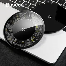Baseus 10 Вт Qi Беспроводное зарядное устройство для iPhone XR X XS Max 8 Plus Видимый элемент беспроводной зарядной площадки для samsung S10 Xiaomi Mi 9