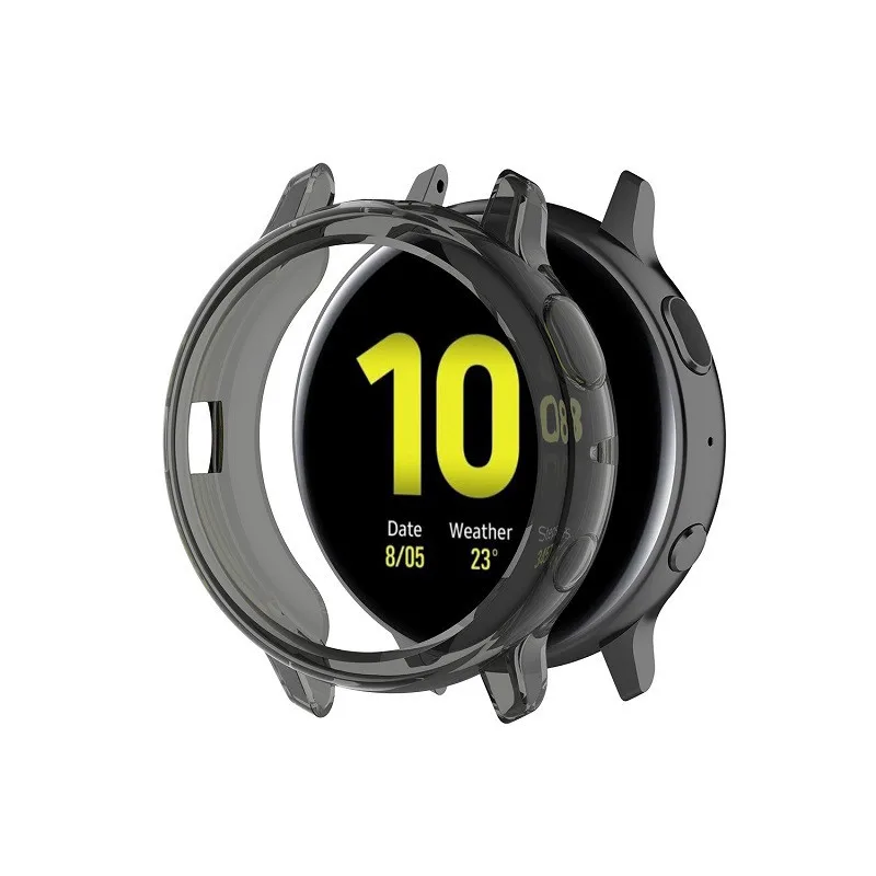 ТПУ защитный чехол для samsung Galaxy Watch Active 2 40 мм/44 мм R830 R820 Смарт-часы мягкий резиновый Чехол