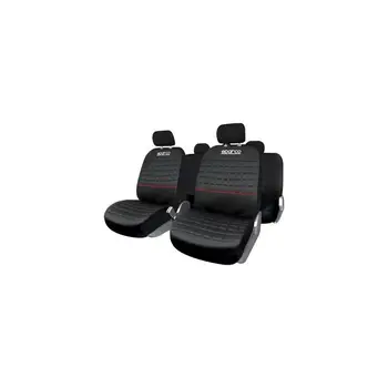

SPC1042RS-Sparco Lazio Univesales seat cover set, red color