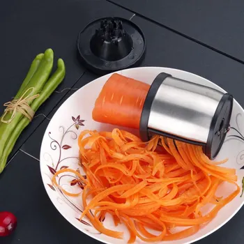 

Stainless Steel Vegetable Fruit Twister Peeler Slicer Cutter Kitchen tools Manual Vegetable Slicer Veggie Spiral carrot cucumber