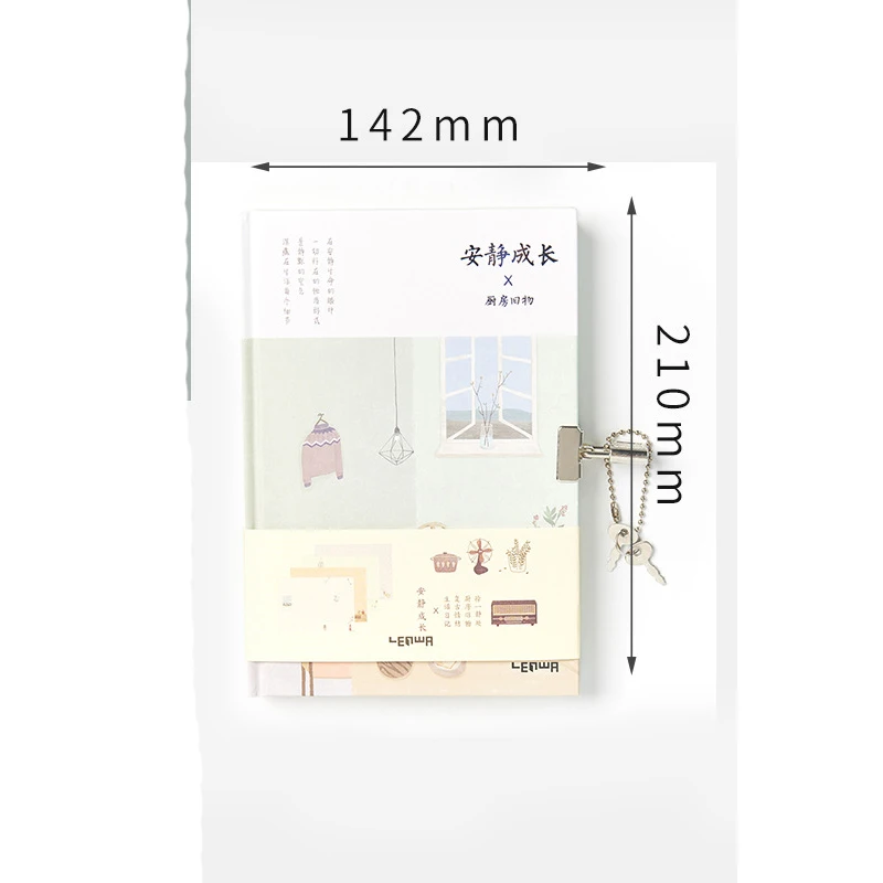 A5 Notebook Paper Planner Bullet Journal Agenda School Diary With Lock Note Book Calender Travelers Notbook Study A5 Notepad - Цвет: D