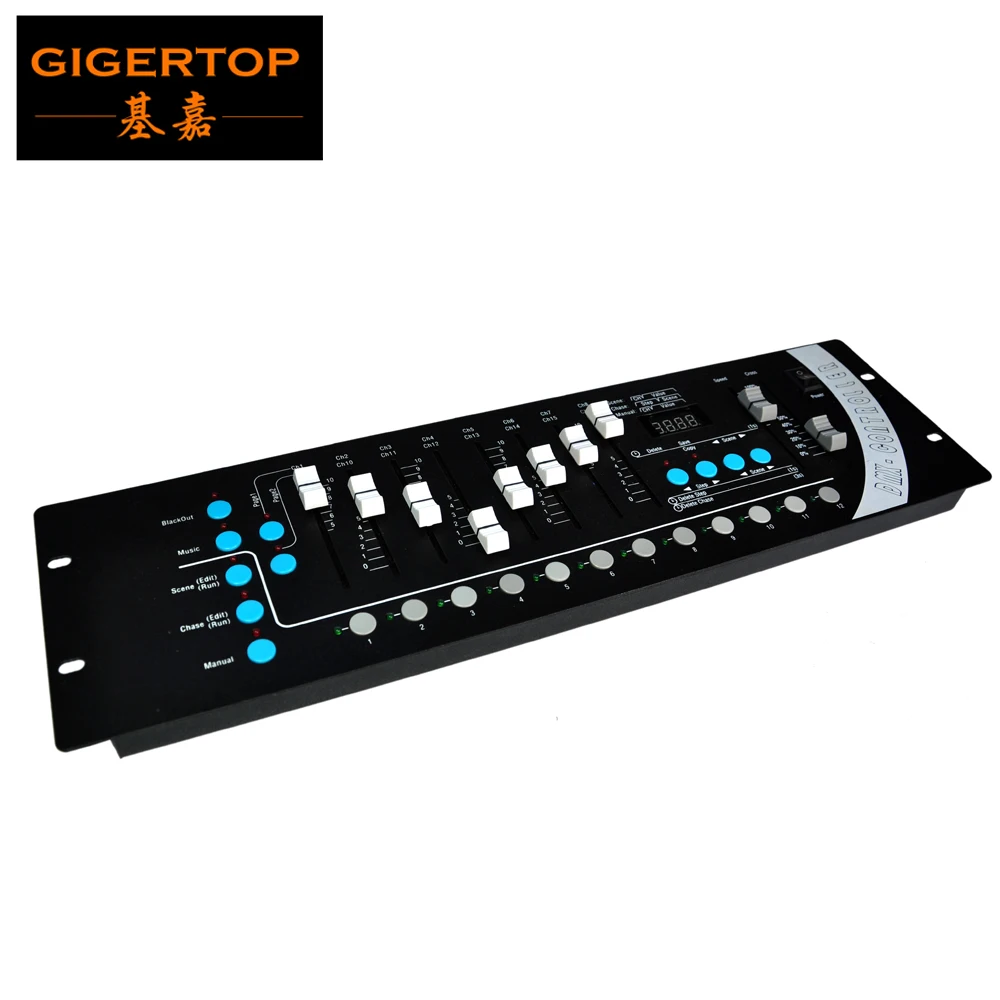 Gigertop 18x18 Вт RGBWA UV 6в1 пиксельный светодиодный светильник для прожектора 1 м длиной Tyanshine светодиоды индивидуальный DMX вентилятор для управления крутая модель для помещений - Цвет: 192 controller