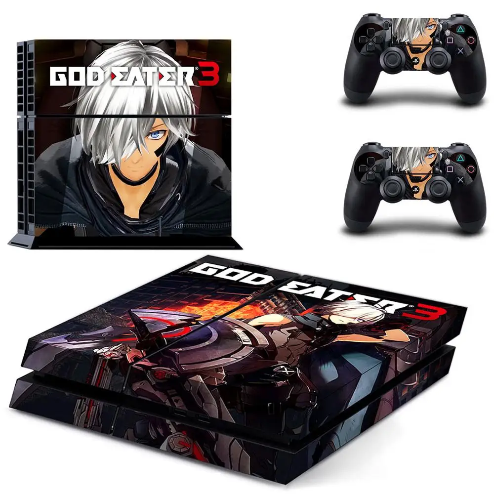 GYTM2354 Наклейка для PS4 God Eater стикер s PS 4 наклейка Play station 4 наклейки Pegatinas Adesivo для консоли playstation 4 и 2 контроллера - Цвет: GYTM2354