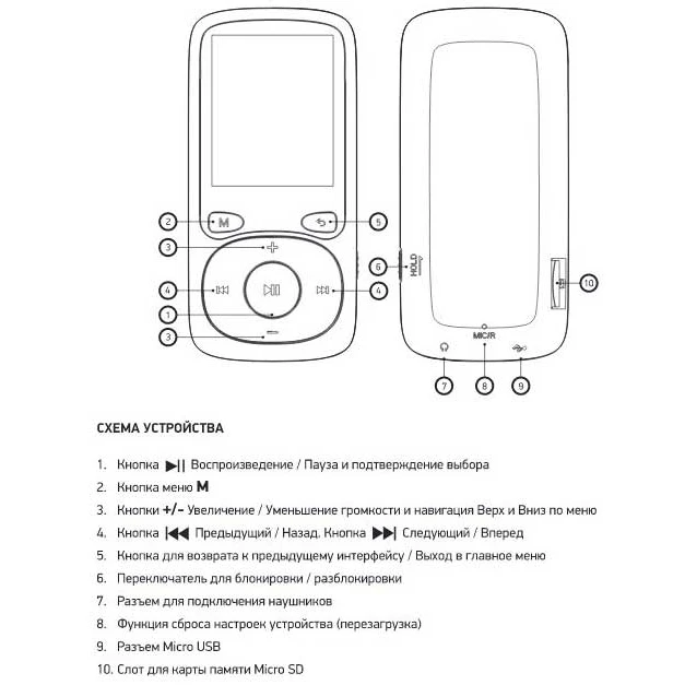 Player Digma B4 8Gb Blue, Mp3 Player Music Bluetooth For Players.
