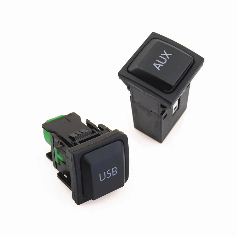 Автомобильный AUX USB Вход переключатель Интерфейс адаптер для подключения к